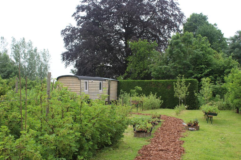 Pipowagen/Chalet De Oude Rijn Panzió Harmelen Kültér fotó